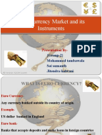 Euro Currency Market and Its Instruments: Presentation by