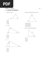 SAT Geometry Angle Problems | PDF | Triangle | Angle