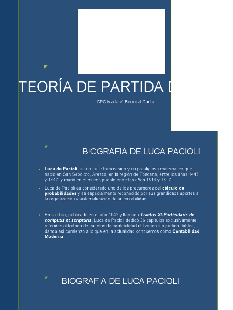 Biografía y aportes de Luca Pacioli | PDF | Contabilidad | Science