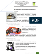 5 APLICASIONES DE LAS MAQUINAS DE CORRIENTE DIRECTA Diego Alberto Lopez Martinez PDF