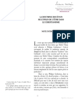 1. La Doctrine Des Etats Multiples de l Etre Dans Le Christianisme Michel Valsan Science Sacree n 3-4-2002