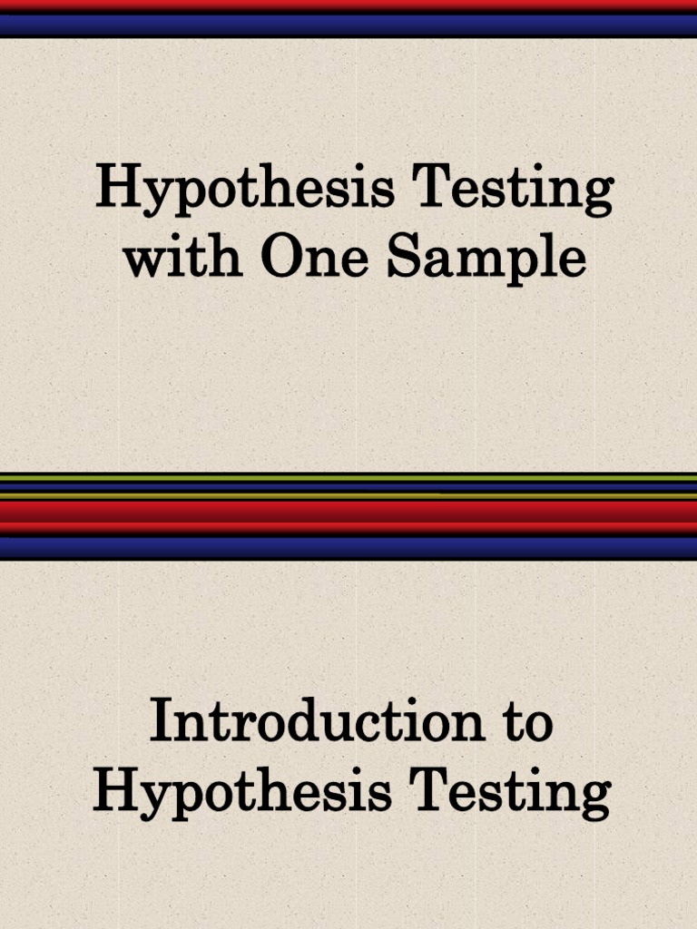 Hypothesis Testing Fundamentals | PDF | Type I And Type Ii Errors ...
