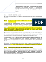 Revisión de estados límite de deformaciones y desplazamientos horizontales en estructuras sometidas a sismos