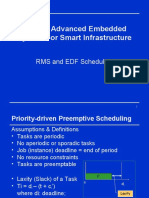 EE5900 Advanced Embedded System For Smart Infrastructure: RMS and EDF Scheduling