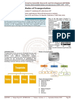 Modes of Transportation