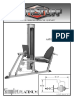 Leg Press Assembly Manual: America'S Premier Exercise Equipment