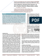 Seasonal Variation in Physico Chemical Parameters of Krishna River Water of Satara District, Maharashtra, India