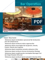 Bar Operation: Jurusan Perhotelan Semester IV Dosen Pengasuh MT Kuliah Kasmita, S.PD, M.Si Manajemen Perhotelan 2010