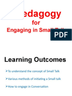 Pedagogy: Engaging in Small Talk