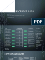 Introduction to 8085 Microprocessor Instruction Set