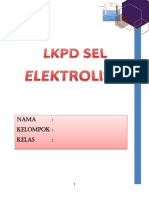 LKPD - Sel Elektrolisis - Pertemuan 1