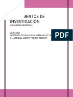 Fundamentos de Investigación Ingeniería Industrial