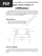 ( (Diffusion) ) : Chapter (10) in Volume