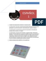 Tarea de Español 1 PDF