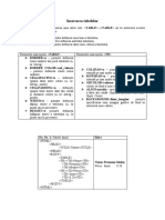 Inserarea Tabelelor