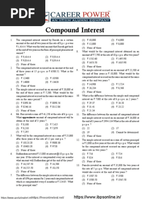 12 Compound Interest Interest