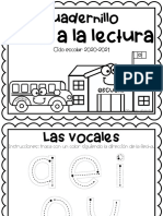 Cuadernillo de Inicio en La Lectoescritura - PDF Versión 1 PDF