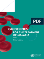 Guidelines for the Treatment of Malaria