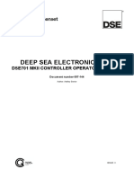 Deep Sea Electronics PLC: Dse701 Mkii Controller Operators Manual