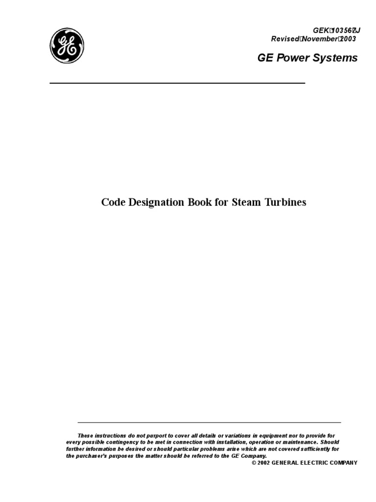 Steam Turbine Code Types | PDF | Valve | Energy Technology
