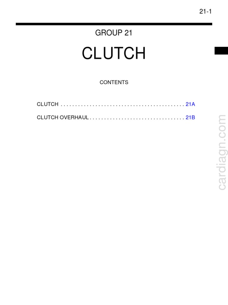 Clutch PDF Clutch Bearing (Mechanical)