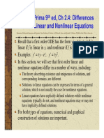 Boyce/Diprima 9 Ed, CH 2.4: Differences Between Linear and Nonlinear Equations