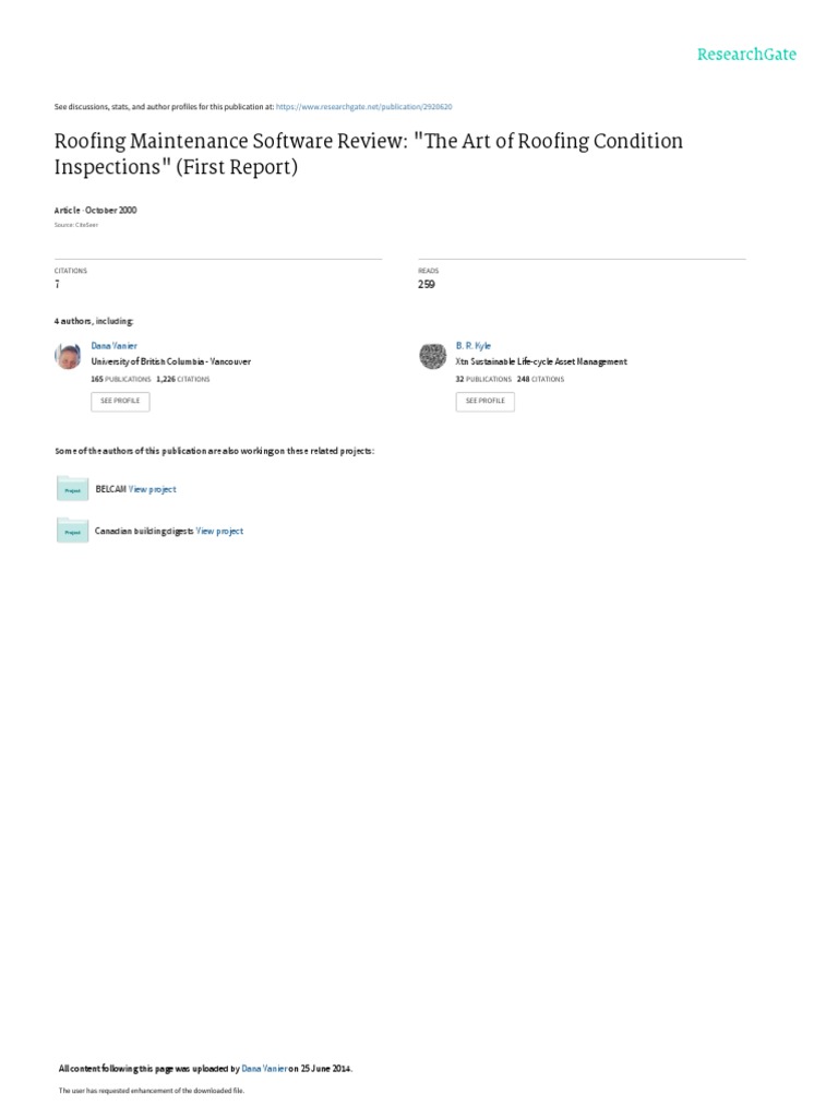 Roofing Inspection Software Review | PDF | Shell (Computing ...