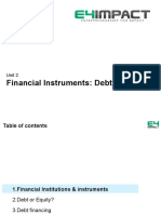 Financial Instruments: Debt & Equity: Unit 2