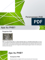 Perencanaan PHB