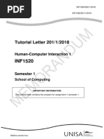 INF1520 Tutorial Letter 201-01-2018