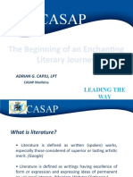 Casap: The Beginning of An Enchanting Literary Journey