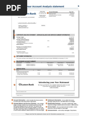 Bank Statement Template Download