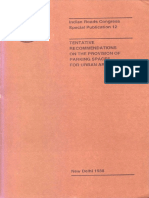 IRC SP 12-1988 Parking Spaces For Urban Area PDF