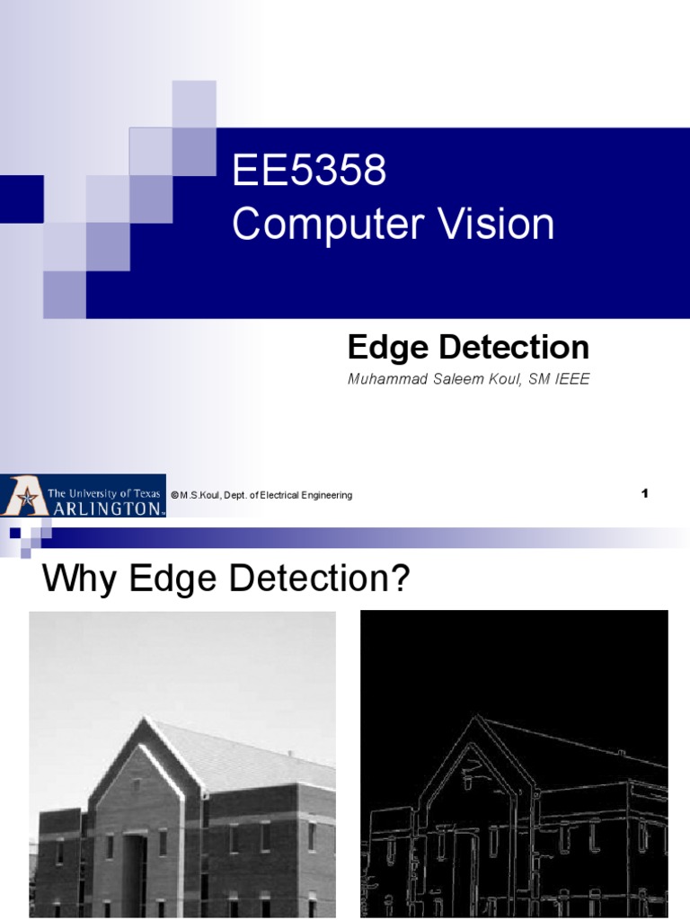 3 EdgeDetection | PDF | Cybernetics | Graphics