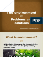 The Environment: Problems and Solutions