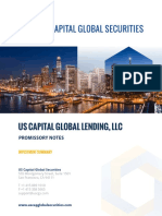 US Capital Global Lending Investment Summary