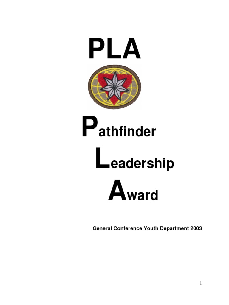 Pathfinder Leadership Award Guide | PDF | Motivation | Motivational