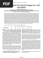 2019-Design of Helical Coil Heat Exchanger For A Mini Power Plant PDF