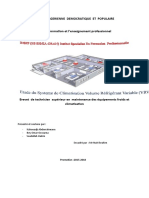 Etude Du Systeme de Climatisatin Volume Réfrigérant Varible (VRV)