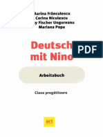 Deutsch Mit Nino - Arbeitsbuch - Clasa Pregatitoare - Marina Franculescu