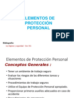 Elementos de Protección Personal: Ley Higiene y Seguridad - Dec 351