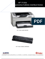 HP P1006 Cartridge Remanufacturing Instructions: SU IT