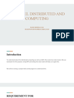 Parallel Distributed and Computing: Name:Nimisha Jha Registration Number:18Bce2420