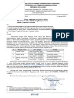 1335 - Surat Pusbindiklatren - Undangan Sosialisasi SE Menteri PPN 11-2020 - Kebijakan Teknis JFP - Tahun 2020