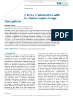 Single Crossbar Array of Memristors With Bipolar I