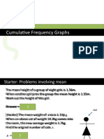 Cumulative Frequency Graphs: DR Frost