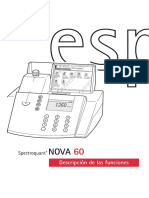 Manual NOVA 60 Descripción de Las Funciones PDF