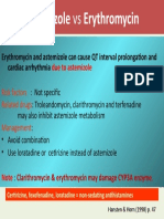 Astemizole Vs Erythromycin: Erythromycin and Astemizole Can Cause QT Interval Prolongation and Cardiac Arrhythmia