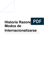Historia, razones y modos de internacionalizarse