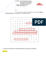 ACTIVIDAD Sopa de Letras